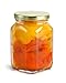 Nakpunar 6 pcs, 3.75 oz Mini Square Glass Jars for Jam, Honey, Wedding Favors, Shower Favors, Baby Foods, DIY Magnetic Spice Jars