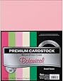 Darice GX220003 Coordination Value Cardstock, 8.5 by 11-Inch, Botanical, 50-Pack