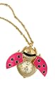 Kenneth Jay Lane Women's Pink Lady Bug Pendant Necklace #KJ1209-PK