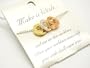 Beautiful Make A Wish Inspirational 3 Rings (Silver, Yellow Gold & Rose Gold) Charm Necklace Silver Tone