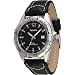 Accurist Men’s Black Leather Strap Bracelet Watch Ms840B