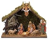 Fontanini by Roman Figure Centennial Nativity Set with Italian set 7-Piece 5-Inch Each