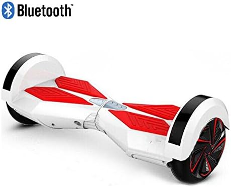 Two Wheels Smart Self Balancing Electric Hoverboard Scooter with Bluetooth (White)