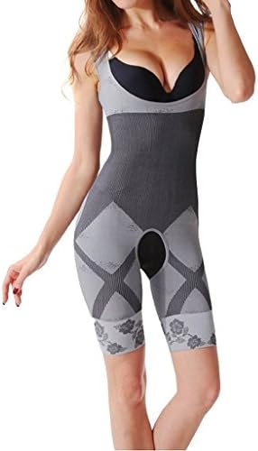 Lokebi Women's Bamboo Full Body Shaper Waist Cincher Thigh Reducer 2X-large Grey