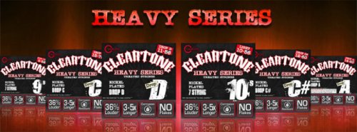 Cleartone Monster Heavy Series Nickel-Plated Drop C Electric Guitar Strings