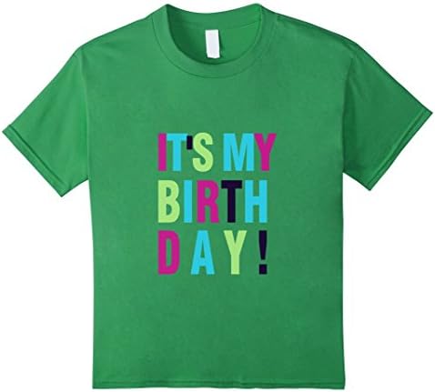 Kids It's My Birthday! T Shirt for all ages! 8 Grass