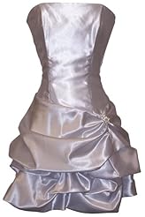 Strapless Bubble Dress Satin Cocktail Evening Dress/Homecoming Dress/Bridesmaid Dress/Prom Dress/Party Dress 