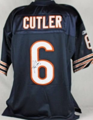 Bears Jay Cutler Authentic Autographed/Hand Signed #6 Home Jersey JSA