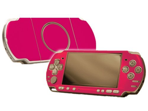 PlayStation Portable 3000 (PSP-3000) Skin - NEW - PARTY PINK system skins faceplate decal mod