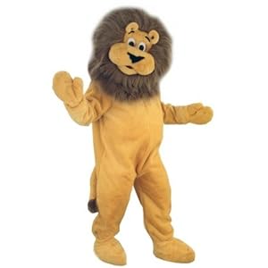 Mascotte déguisement lion