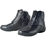 Tour Master Response SC Road Men's Leather On-Road Motorcycle Boots - Color: Black, Size: 9
