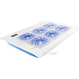Fourheart&reg; L112B 15.4" Portable Laptop Cooling Pad with Dual USB Port Adjustable Wind Speed for Macbook Pro & Air, Dell, Thinkpad (White)