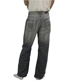Ecko Unlimited Mens Washed Dark Blue Baggy Fit Denim Jeans(0302201301916)