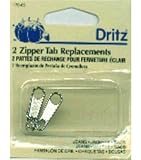 Zipper Tab Replacement 2/Pkg-Nickel