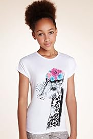 Girls Limited Short Sleeve Giraffe T Shirt