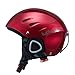 Lucky Bums Snow Sport Helmet with Fleece Liner, Red, Small