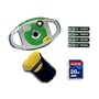 Sakar 25070 Crayola 2.1MP Digital Camera Green Plus Accessory Bundle