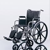 Excel 2000 Wheelchairs - Permanent Full-Length Arms, Fixed Footrests, Navy