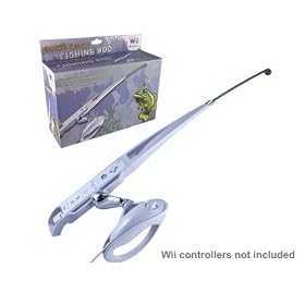 Wii Fishing Rod with Reel