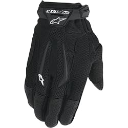 Alpinestars Pressure Air Flo Men's Textile Sports Bike Motorcycle Gloves - Black