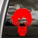 Code Geass Red Decal Suzaku C.C. Zero Window Red Sticker