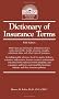 Dictionary of Insurance Terms (Barron's Business Dictionaries)