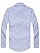 NITAGUT Men's Cotton Linen Blend Shirts Light Blue-US L
