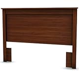 Full/ Queen Size Headboard Contemporary Style in Sumptuous Cherry Finish