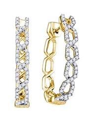 0.52CT DIAMOND FASHION HOOPS