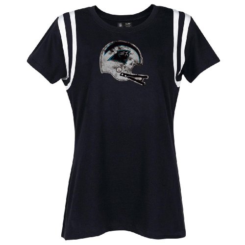Carolina Panthers Women's Vintage Helmet Tee, Large