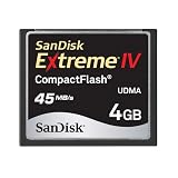 Sandisk 4GB Extreme IV Compact Flash CF Card - Retail Pack
