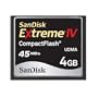 Sandisk 4GB Extreme IV Compact Flash CF Card - Retail Pack