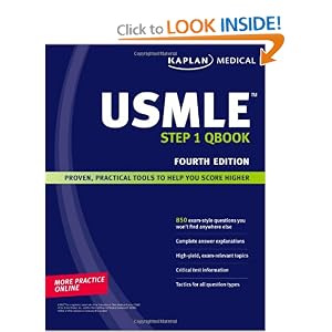 Click here to buy Kaplan Medical USMLE Step 1 Qbook by Kaplan.