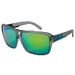Dragon Alliance The Jam Men's Large Fit Designer Sunglasses - Matte Grey/Green Ionized