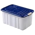 ROLLBOX Rollenbox Rollencontainer mit Deckel blau