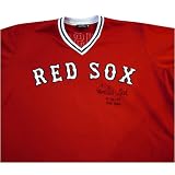 Carlton Fisk Boston Red Sox Autographed Majestic Cooperstown Jersey with HOF 2000, 10-22-75 Inscription