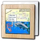 Loudmouth Worm - 6 Inch Tile Napkin Holder