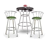 IMAGE OF Chrome Bar Table & 2 Chrome 29