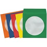 Buy : Maxell CD-401 Multi-color CD/DVD Sleeves - 50 pack