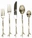 Decorative Stainless Steel Twig Flatware 5pc Place Setting
