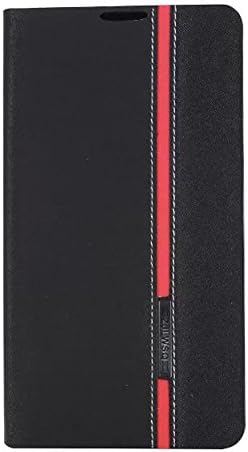 Lumia 1320 Case Cover, Moonmini® PU Leather Flip Card Slots Case Cover with Standing Function for Nokia Lumia 1320 , Black