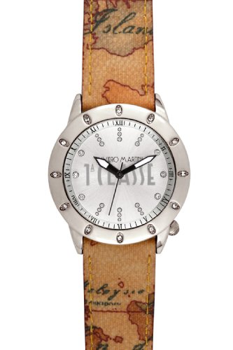 Prima Classe Women's PCD 942S/FU Round Geo-Design Crystal Watch