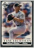 Tim Hudson Oakland Athletics 2001 Pacific Private Stock Silver Portraits Baseball Card