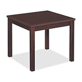 Basyx BW3130N Corner Tables, 24 in.x24 in.x20 in., Mahogany