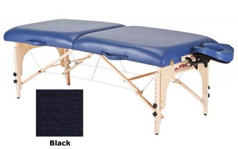Stronglite Classic Deluxe Portable Massage Table Pkg - Black