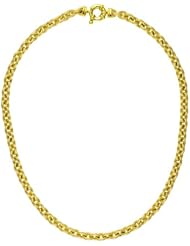 14KT Yellow Oval Link 7mm Bracelets Length = 7.5