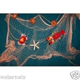 10 X 9 Fishing Net, Fish Net, Netting, Crab, Lobster, Starfish, 