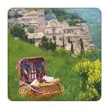 Sandringham Rattan/Bamboo Picnic Basket with Service for 2
