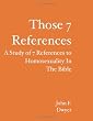 Those 7 References: A Study of 7 References to Homosexuality in the Bible