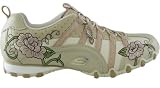 Skechers Womens Bikers Flower Girl Natural/Taupe 99999028 NTTN 7 UK